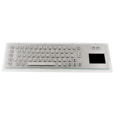 China Rear panel mounted kiosk metal  keyboard with sealed touchpad from factory supplier