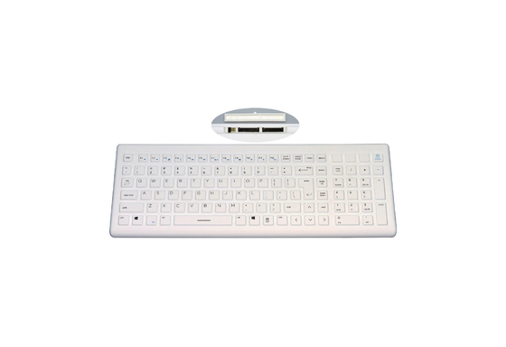 China White Wireless Washable Medical Keyboard With Different Colors In French Language supplier