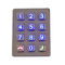 Weather proof illuminated TTL 12 key stainless steel acess control keypad or keyboard supplier