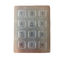 Standard vandal proof water proof 12 keys metal keypad for vending machine supplier